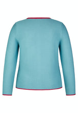 Load image into Gallery viewer, 113524 - Peacock Blue Button up Cardigan - Rabe