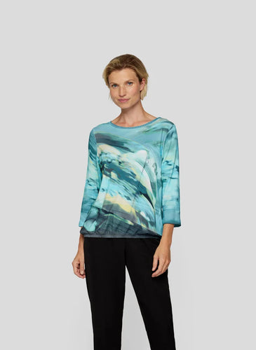 122358 Polar Lights Printed T-shirt - Rabe