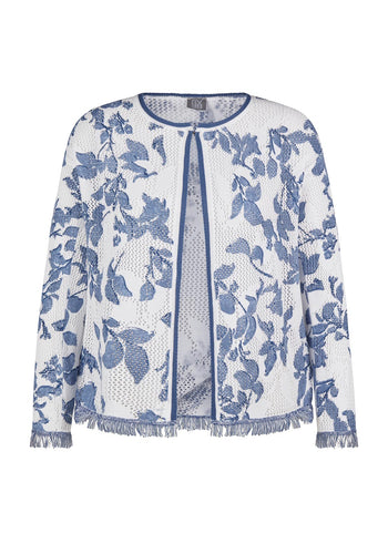 222520 - Printed knit Cardigan- Rabe