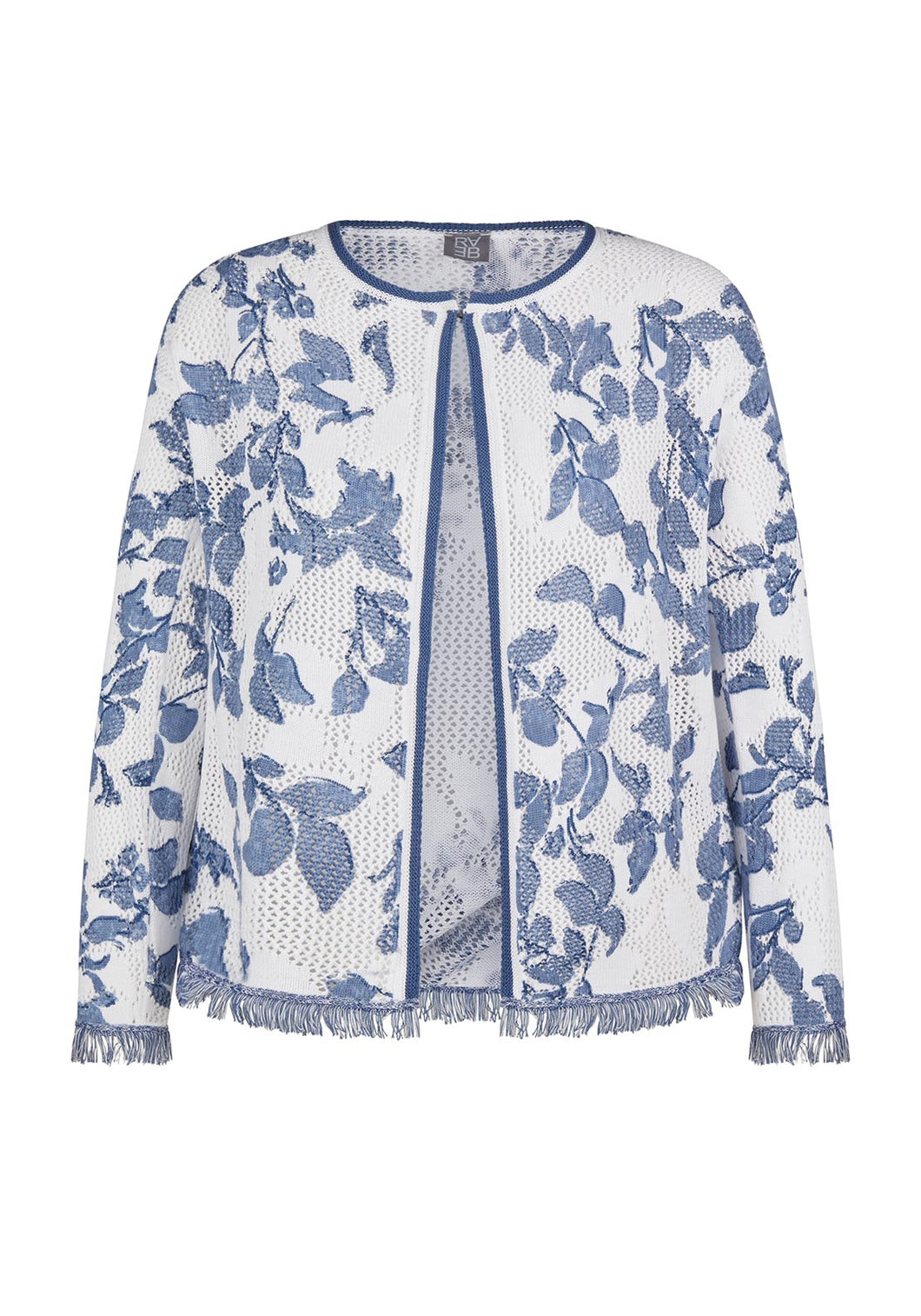 222520 - Printed knit Cardigan- Rabe