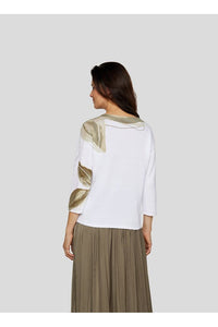 221603 - Green Print Pullover - Rabe