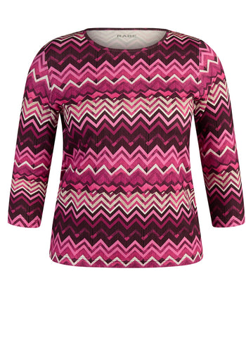 Chervon Print T-Shirt - Rabe