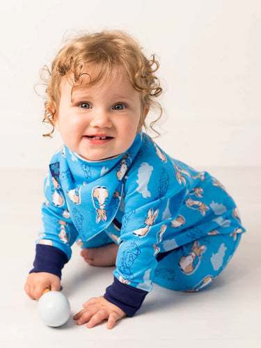 Peter Rabbit Navy Bib - Blade and Rose