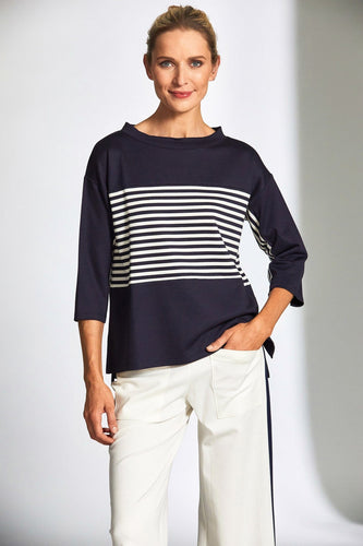 25141 - Continous Stripe Top - Peruzzi