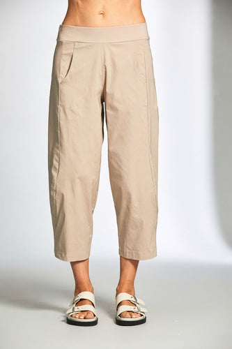 25503 - Slouch Trouser - Beige - Peruzzi