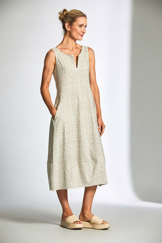 25503 - Tech Print Dress - Peruzzi