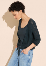 Load image into Gallery viewer, 321482- Crochet Cardigan- Vintage Green- Street One