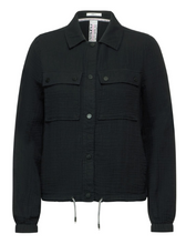 Load image into Gallery viewer, 212152- Muslin Jacket- Black- Cecil