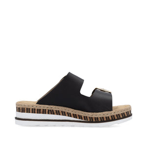 V7955-00 - Rich Buckle Buckle Sandal- Rieker