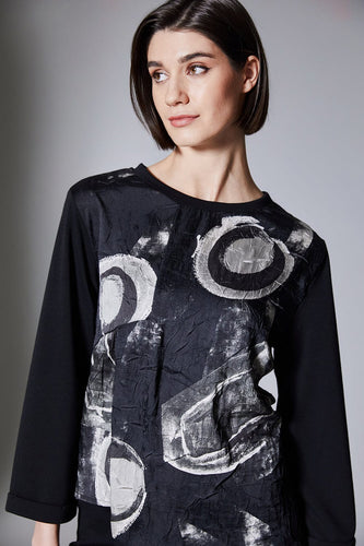 Circle Print Crush Top - Peruzzi