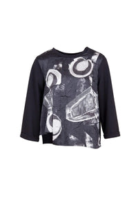 Circle Print Crush Top - Peruzzi