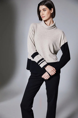 Stripe Block Colour Fleece - Peruzzi