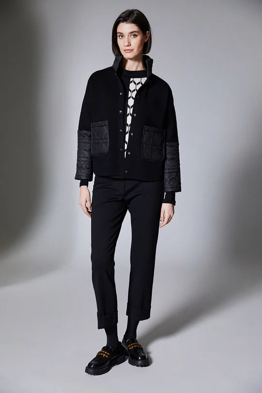 Quilted Trim Jacket - Peruzzi