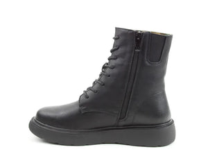 Fern Lace-Up Boot - Black - Heavenly Feet