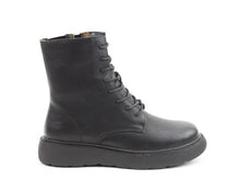 Load image into Gallery viewer, Fern Lace-Up Boot - Black - Heavenly Feet