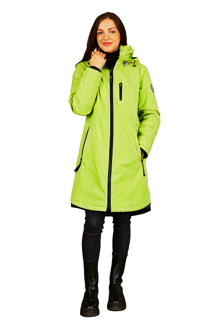Winter Weight Raincoat - Psychedelic Yellow- Normann