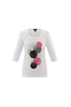 Load image into Gallery viewer, 7836 - Graphic Top with Foil Detail - Marble