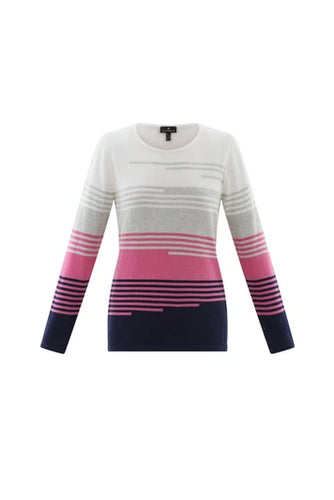 7894 - Striped Knit - Marble