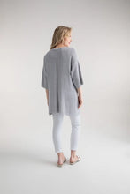 Load image into Gallery viewer, 7814 - Drop Shoulder Cardigan - Silver - Marble