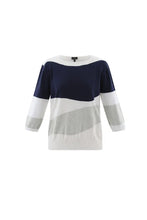 Load image into Gallery viewer, 7895 -  Colour Block Jumper - Marble