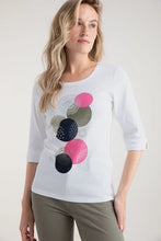 Load image into Gallery viewer, 7836 - Graphic Top with Foil Detail - Marble