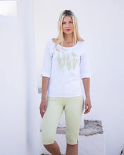 Load image into Gallery viewer, 6928- Cotton 3/4 Sleeve Print T-Shirt- Marble