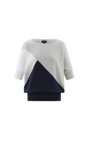 7011 - Geometric Knit - Grey - Marble
