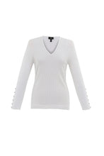 Load image into Gallery viewer, 7670 - Rib-Detail Knit Jumper - Marble