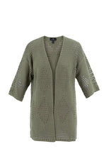 Load image into Gallery viewer, 7343- Diamond Knit Edge to Edge Cardi- Marble