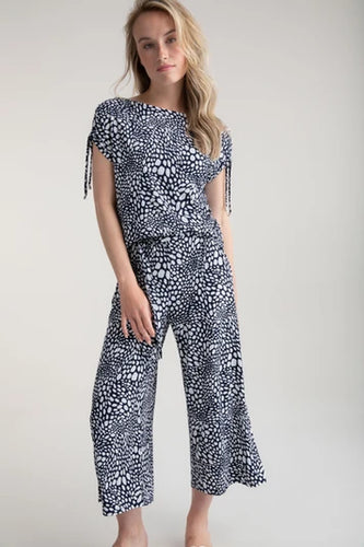 7940 - Printed Trousers - Marble