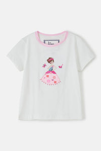 Short Sleeve Causeway T-Shirt- Princess Print - Lighthouse