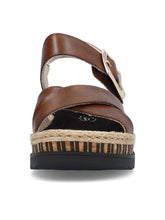Load image into Gallery viewer, V7951-24 - Rich Tan Strap Sandal- Rieker