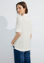 Load image into Gallery viewer, 321113- Piqué Polo Shirt- Vanilla White- Cecil
