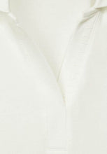 Load image into Gallery viewer, 321113- Piqué Polo Shirt- Vanilla White- Cecil