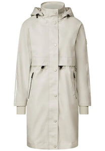 100987- Shower Resistant Trench Coat- Champagne- Cecil