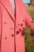 Load image into Gallery viewer, 2399- Oversize Teddy Coat- Coral- Fransa Plus