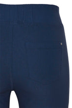 Load image into Gallery viewer, 2076- Zalin Elasticated Waist Leggings- Navy- Fransan Plus