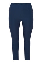 Load image into Gallery viewer, 2076- Zalin Elasticated Waist Leggings- Navy- Fransan Plus