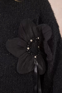 Embossed Flower Jumper - Molly Bracken