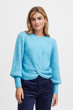 Load image into Gallery viewer, 1468- Blue Knot Detail Knit - Fransa