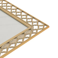 Load image into Gallery viewer, 15957 -  Lattice Cut Metal Photo Frame - 5&quot;x 7&quot; - Widdop