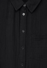 Load image into Gallery viewer, 143610- Black Cotton Shirtdress- Street One