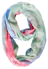Load image into Gallery viewer, 572123- Pastel Foil Loop Scarf - Cecil
