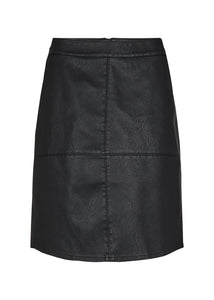 16881- Faux Leather Skirt- Soya Concept