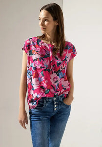 344056- Floral Print Blouse - Street One