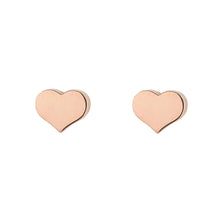 Load image into Gallery viewer, Abby Heart Earrings- Knight &amp; Day