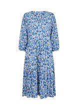Load image into Gallery viewer, 26255- Felicty Blue Print Dress - Soya Concept