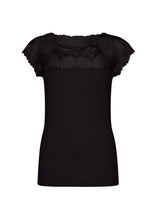 Load image into Gallery viewer, 26129- Black Lace Top - Soya Concept