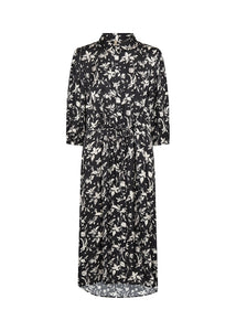 40270- Silk Print Shirt Dress - Soya Concept