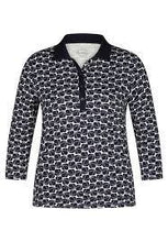 Load image into Gallery viewer, 114351 - Navy Print with Collar - Rabe